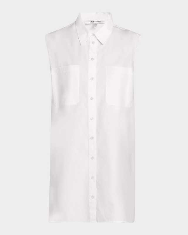 The Sleeveless Shirtdress